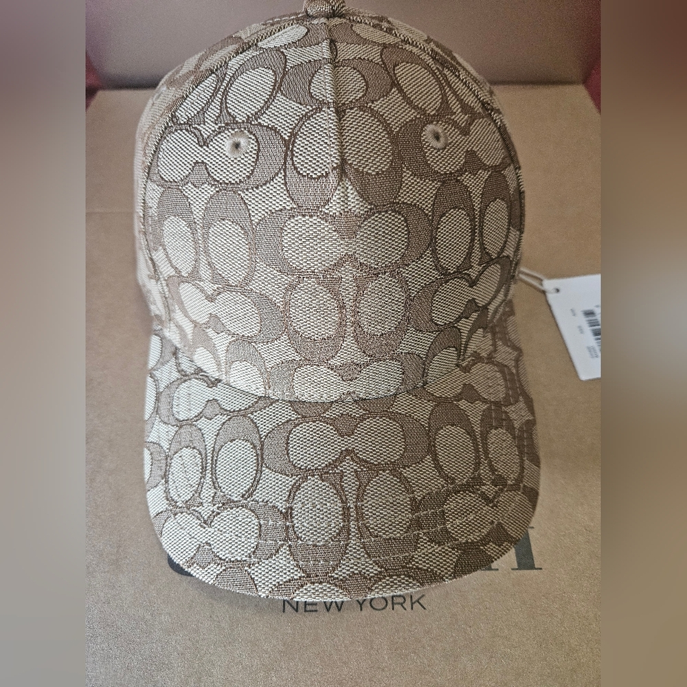 Coach Jacquard Signature Baseball Hat XS/S